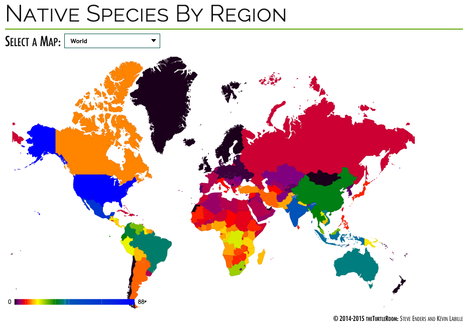 Native Species Map